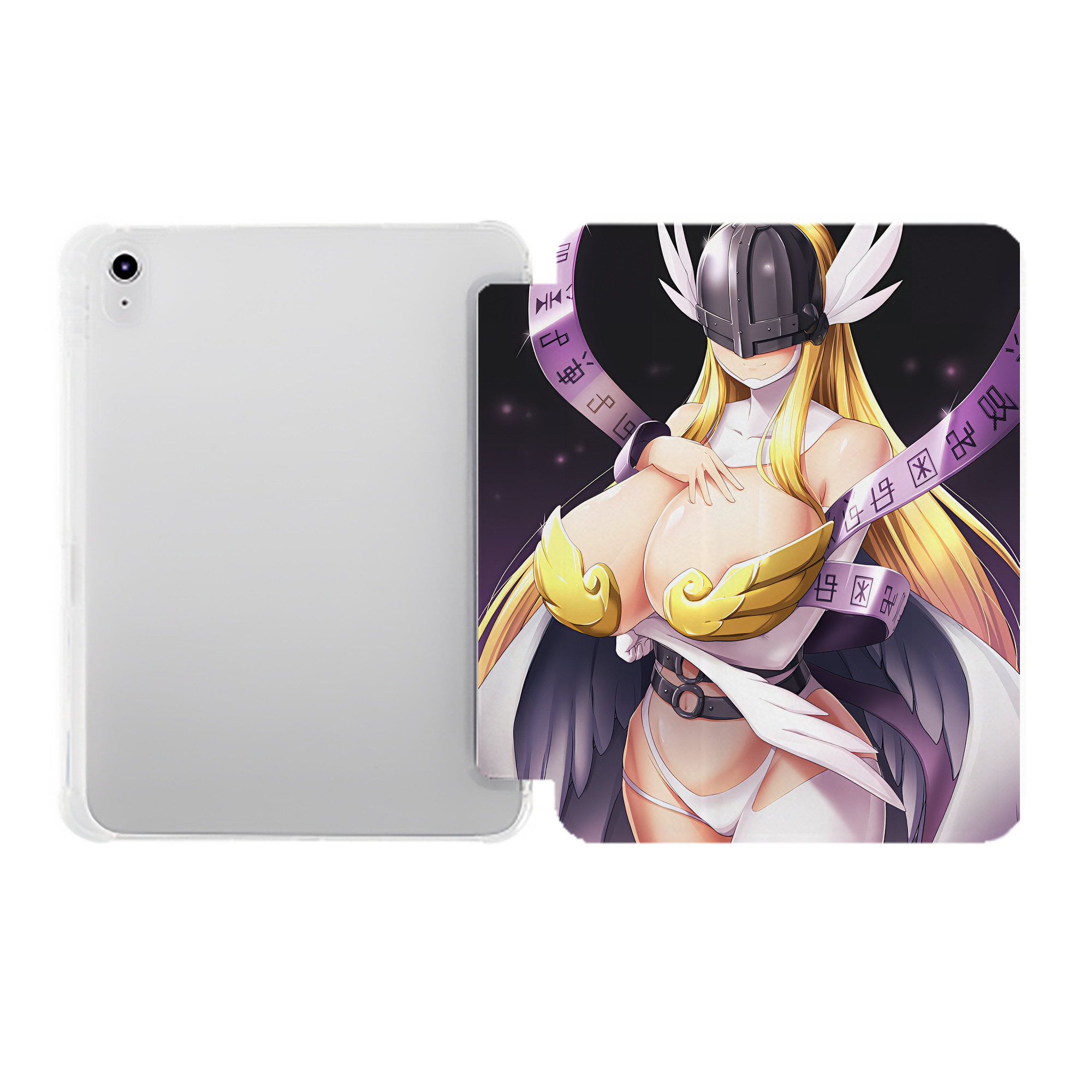 （画像用） Digimon デジタルモンスター/デジモン IPad ケース ペン収納付き 三つ折りスタンド PUレザー×シリコン 対応機種9.5/10.5/10.9インチ